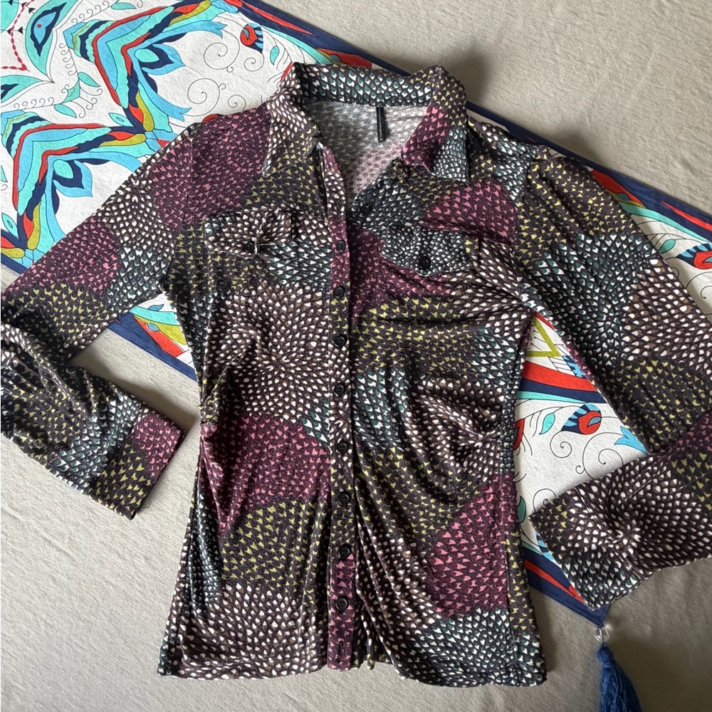 NAFNAF fun button down shirt